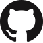 Black Github logo