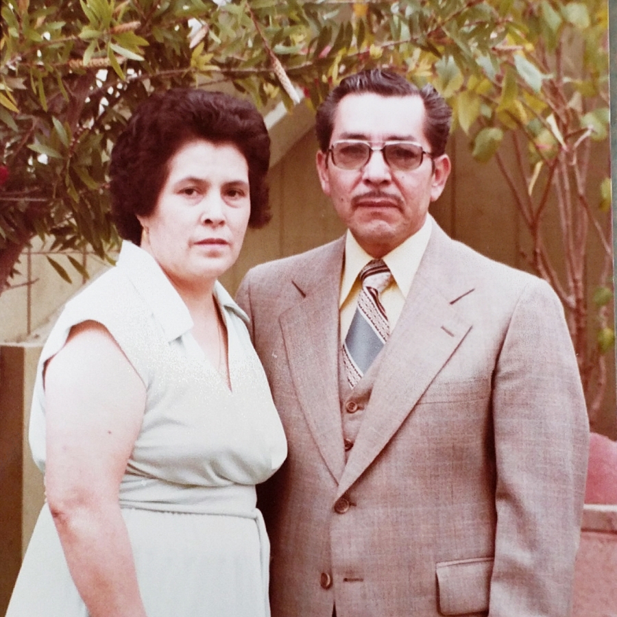 The Olivares couple who started La Popular Tortilleria.